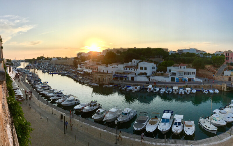 Luxury Travel Menorca Ciutadella Port Sunset