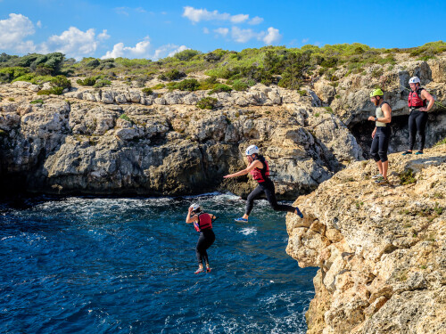Luxury Travel Coasteering Adventure