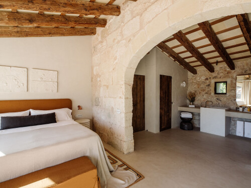 Luxury Travel Itinerary Menorca Finca Santa Ana Bedroom